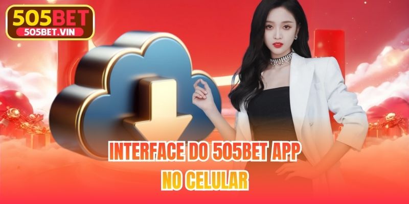 Interface do 505bet App no celular