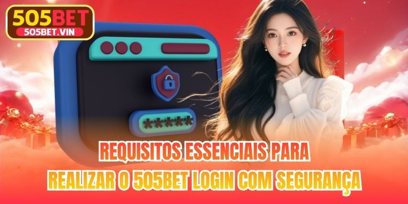 Requisitos essenciais para realizar o 505bet Login com segurança